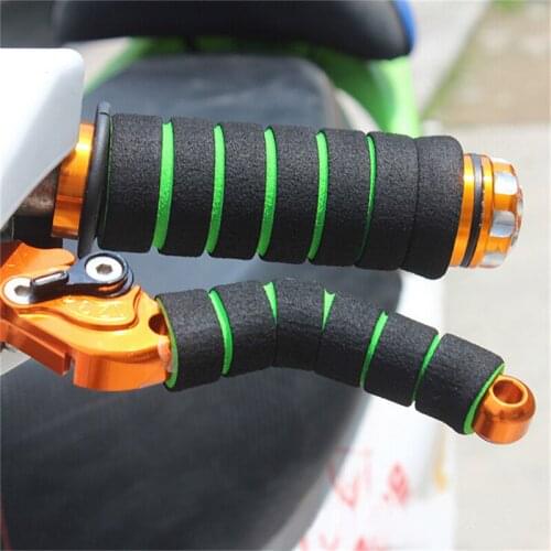 2 Pair/4 Pcs Bike Racing Bicycle Motorcycle Handle Bar Foam Sponge Grip Cover Non-slip Soft Handlebar Bike Bar Wholesale