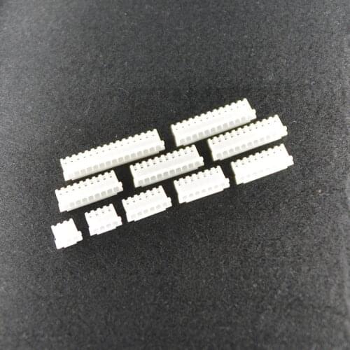 50pcs XH2.54 connector 2.54MM PITCH FEMALE HOUSING Plastic Shell Plug 2P/3P/4P/5P/6P/7P/8P/9P/10P/11P/12P FOR PCB BOARD XH