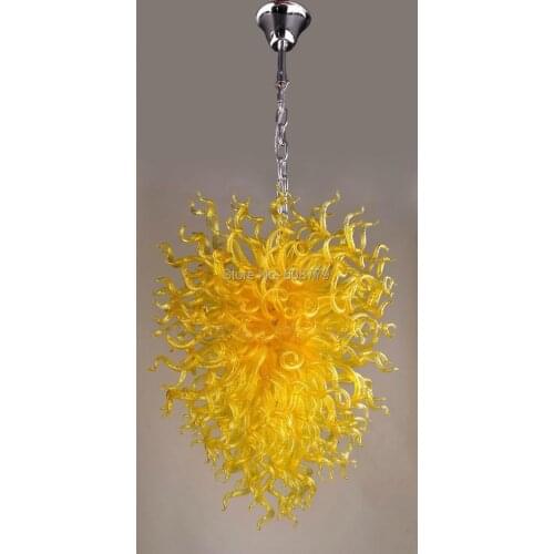 Free Shipping 120v/240v LED Bulbs Unique Design Parlor Modern Murano Glass Chandelier