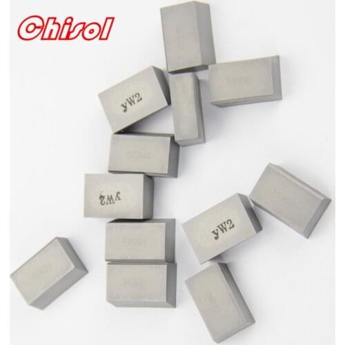 Free shipping 20pcs/box A125 YT5 YW2 YW1 YT15 YT14 YG6 YG8 carbide brazed inserts welding tips blade cutter cutting tools