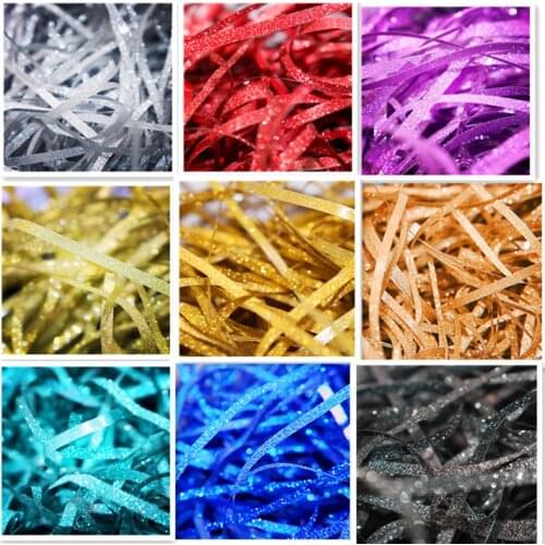 Glittering Raffia Cutting Paper 50g Easter Grass Paper DIY Christmas Gift Candy Box Filler Wedding Birthday Party Craft Wrapping