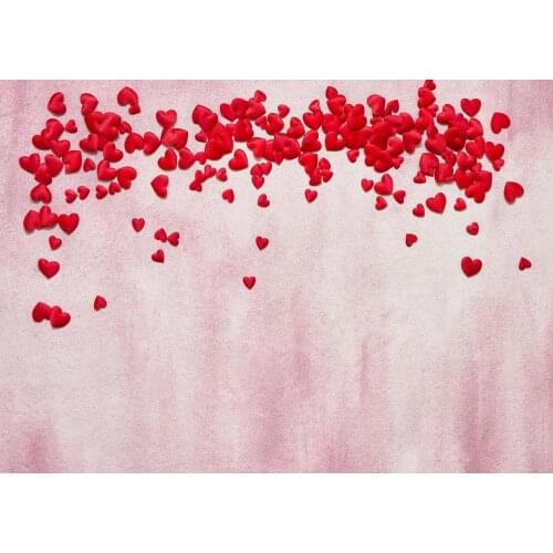 Valentines Day pink scattered heart-shaped paper proposal proposal photography background studio photography background
