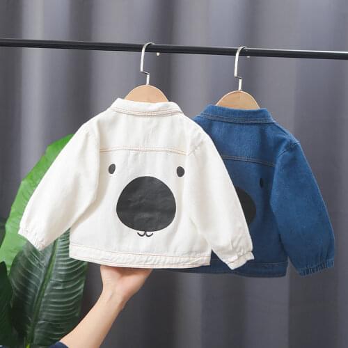 2021 New Spring Autumn Jacket For Boys Kids Coat Toddler Hoodies Denim Children Outerwear Baby Clothes infant Blazer Clothing