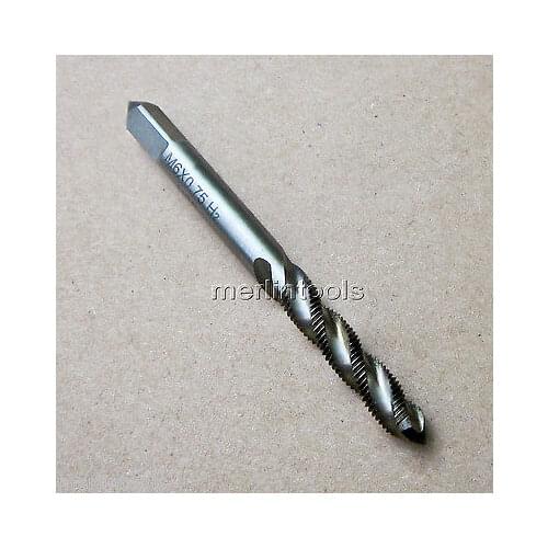 M6 x .75 Metric HSS Spiral Right hand Tap 6mm x 0.75mm