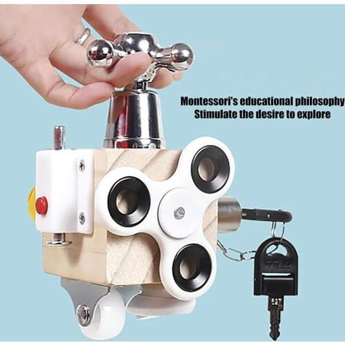Multifunctional Cube Children Hands-on Ability Training Lock Box Early Learning Busy Board Fidget Baby Educational Toys Present