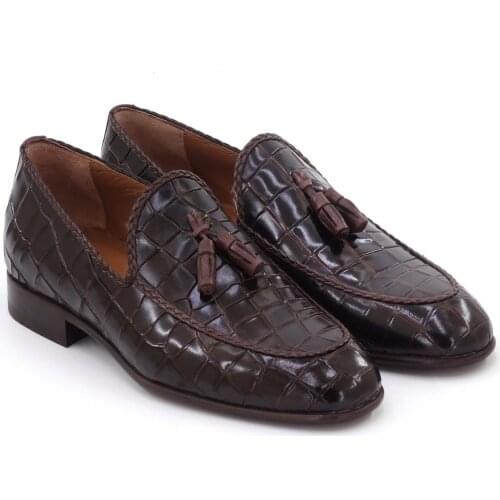 Men Shoes Genuine Leather 2021 Fashion Wedding shoes Comfortable Male Dress Shoes Classic Shoes - Step By Made in Turkey stepper