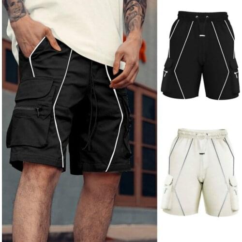 Plus Size Fitness Bodybuilding Men Shorts 2021 New Mens Hot Casual Shorts Male Loose Work Shorts Man Military Short Pants