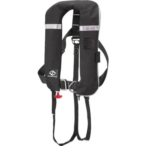 FLOATTOP Adult Automatic Manual Inflatable PFD Life Jacket Life Vest Survival Swimming Boating Fishing 150N Buoyancy 33lbs