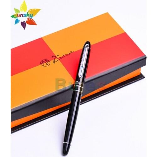 Original Pimio PS-608 0.5mm Metal signature pen business signature ladys Pearl pen students calligraphy training gift box set