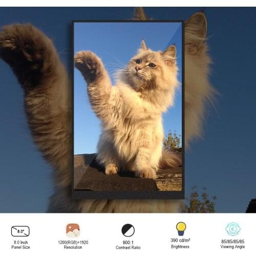 Original TIANMA TM080VDSP03 8 Inch Resolution 1200×1920 FHD Display Screen 390 Nits for Pad Tablet Panel