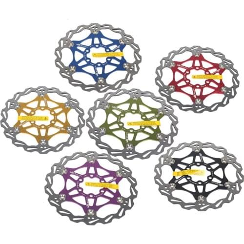 Floating Disc MTB Bicycle Brake Float Disc Pads 160MM 180MM 203MM with Screws Heat Dissipation Hydraulic Brake Pads Float Rotors