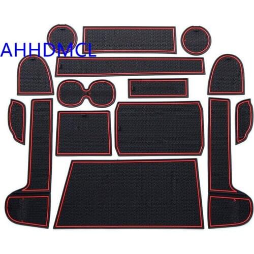 Car Gate Slot Pad Cup Armrest Storage Pad Anti-Slip Mat For Mitsubishi Eclipse Cross Automatic Gear Version