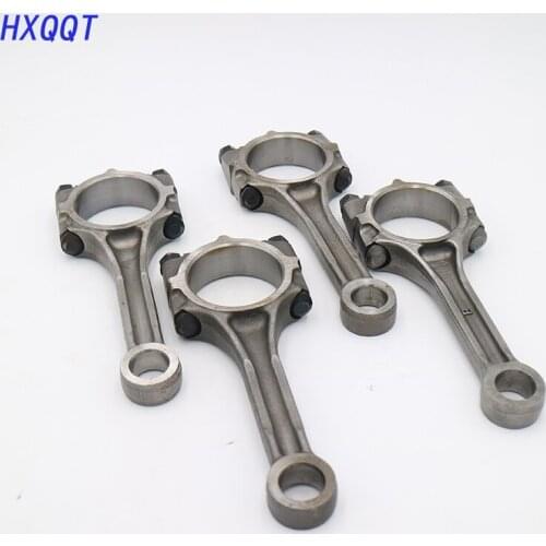 Connecting Rod 4pcs Fits G4EE G4GA G4ED 1993-2010 for Hyundai for Kia 1.5L 1.6L OEM 2351026040