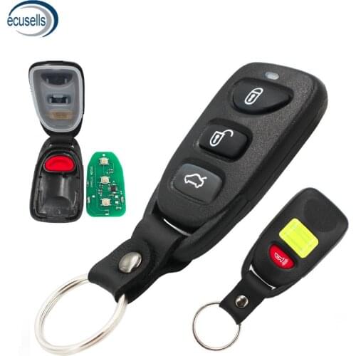 Replacement 3+1/4 Buttons Remote Key Control Fob Key Control 315MHZ for Hyundai Elantra Sonata 2007-2010 for Kia Cerato