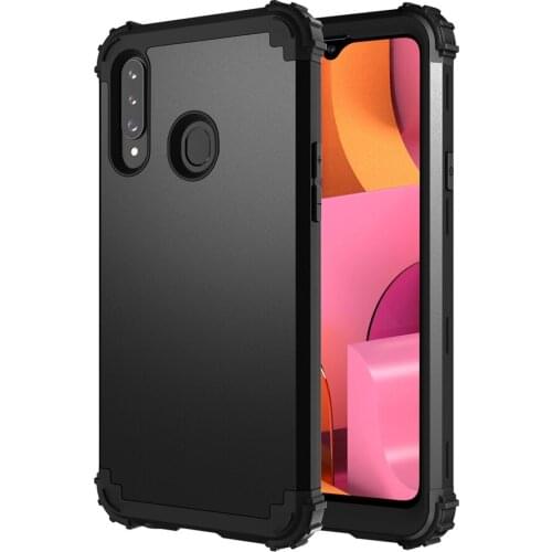 Heavy Duty Hybrid Sturdy Armor Defender High Impact Shockproof Protective Cover Case For Samsung Galaxy A20S / Galaxy A10S