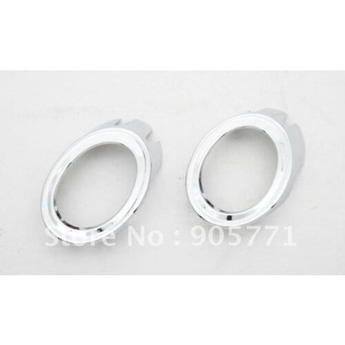 High Quality free shipping Chrome Front Fog Light Cover for Citroen C4 Saloon Sedan Coupe free shipping