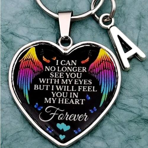 I Can No Longer See You with My Eyes Necklace Pendant Keychain Memorial Loss of Loved One Sympathy Loss Bereavement Gift
