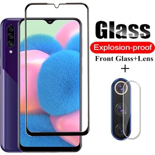 2in1 Protector Glass for Samsung A30S camera lens Protective glass for Samsung Galaxy A30 s a 30 safty tempered glass film