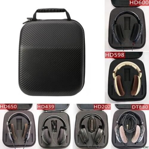 Headphone Case Cover Headphone Protection Bag Cover TF Cover Earphone Cover for Sennheiser HD598 HD600 HD650 Headphones Earphone