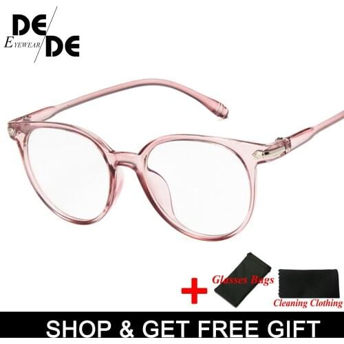 New Spectacle frame cat eye Glasses frame clear lens Women brand Eyewear optical frames myopia nerd black blue eyeglasses frame