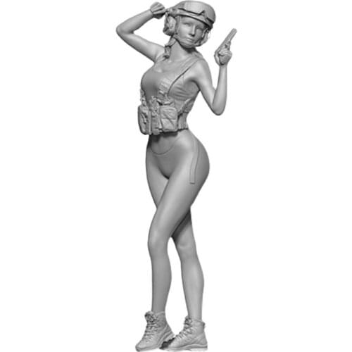 1/24 Resin Model Building Kit Figure