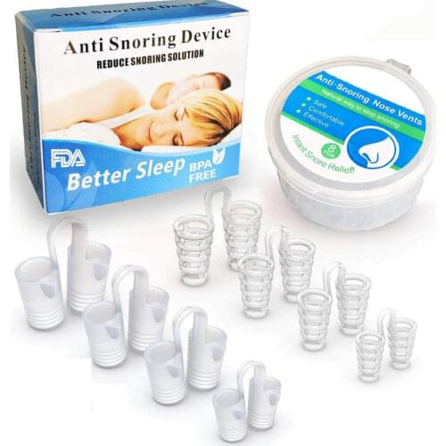 1/4/8PCS/set Snoring Solution Anti Snoring Devices Snore Stopper Nose Vents Nasal Dilators For Better Sleep Sleeping Aid