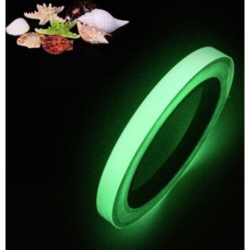 10M Luminous White Tape Glow In The Dark Safety Adhesive Tapes Home PET safe switch