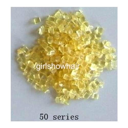 100g yellow keratin grain keratin glue keratin pellet Keratin,granule for I tip nail hair extensions,50Series