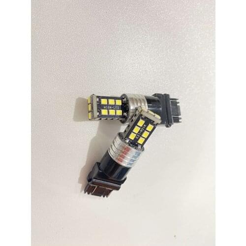 2pcs 3157 3156 Car LED Bulbs 2835-15-SMD 12V 6000K White DRL Light Daytime Running Light Tail Light Turn Signal Car Accessories