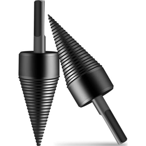 32/42Mm Firewood Drill Bit Chop Wood Splitting Splitting Cone Log Splitters Wood Breaking Machine Wood Breaker Firewood Chopper