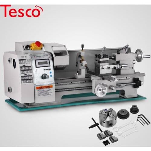 8 x 16 Inch 750W Precision Mini Metal Lathe 2500 RPM Micro Metal Milling Bench Top Lathe Machine