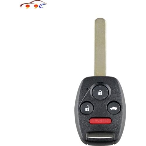 J54 car key 4 key + ID46 chip 313.8 frequency Remote Entry Key Fob for 2003 2004 2005 2006 2007 Honda Accord oucg8d-380h-a