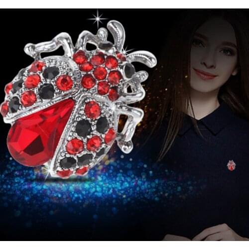Quick Sell Through Bursts Of Personality Insect Brooch 2017 New Ladybug Brooch Corsage Clothing Clothing Accessories