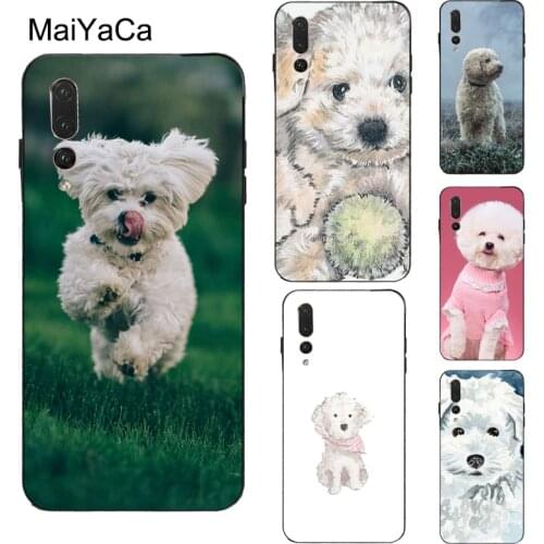 MaiYaCa Bichon Frise Dog Puppy Case For Huawei Honor 8X 9X 9 10 Lite 20 Pro 10i 7A Pro 7C 8A 8C 8S Y6 Y9 Y7 2019 Nova 5T