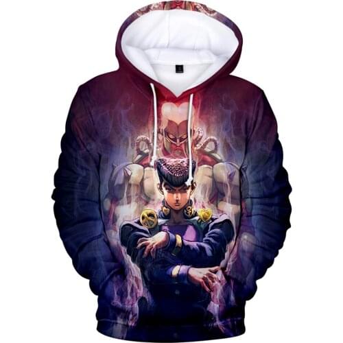 Childrens Hoodies 3D JoJos Bizarre Adventure Hoodies Sweatshirts Men Women Hoodie Fashion 3D JoJo Boys Girls Pull Kids Clothes
