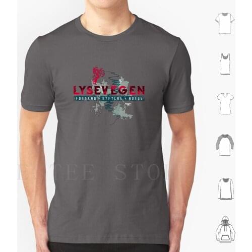 Lysevegen Norway Motorcycle Sticker T Shirt Print Cotton Norway Motorcycle Norway Motorcycle Norway Lysevegen