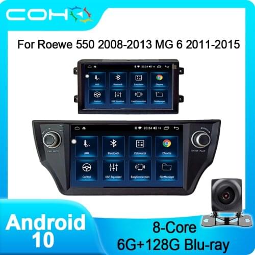 COHO For Roewe 550 2011-2015/MG 6 2008-2013 Radio Car Multimedia Player bluetooth Android 10.0 8-Core