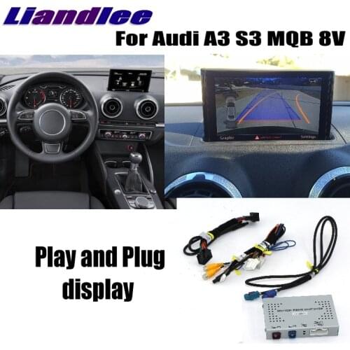 Liandlee Parking Camera Interface Reverse Back Up Park Camera Kits For Audi A3 S3 MQB 8V MMI Original Display Upgraded