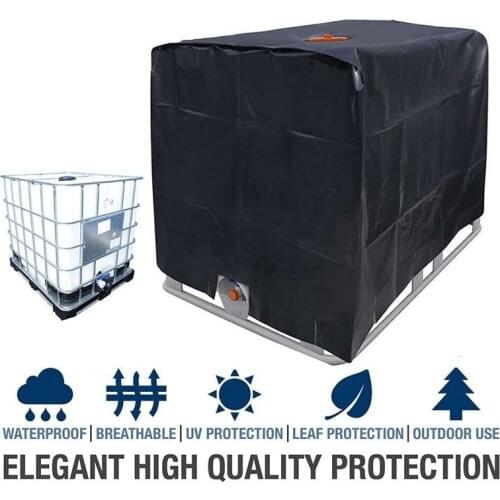 IBC Water Tank Cover Ton Barrels Accessories 1000 Liters Oxford Waterproof Anti-Dust Cover UV Protection Water Tank Cover