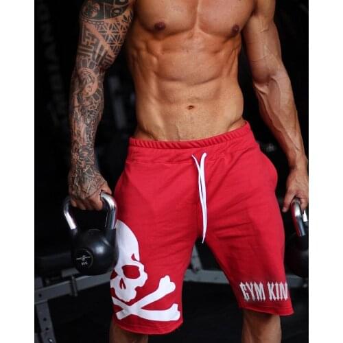 2021 Summer Fitness Shorts Mens Loose Breathable Sports Running Casual Five-Point Pants Quick-Drying Straight Training Pants