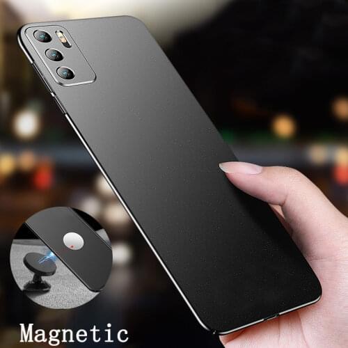 Ultra-thin Magnetic Matte PC Phone Case For Huawei P40 P30 P20 Pro Lite Mate 30 20 Protection Cover