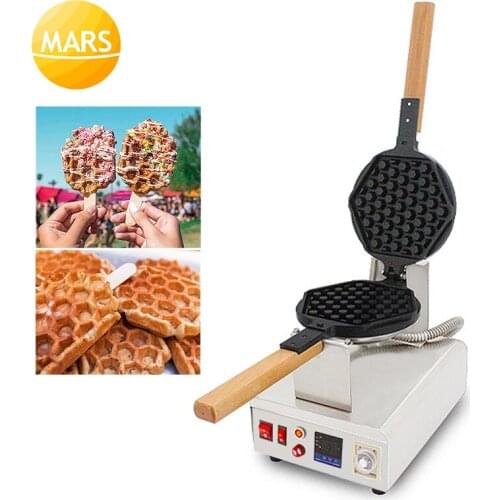 Mars Commercial Electric Honeycomb Shaped Waffle Pops Machine Maker 220v 110v Waffles On A Stick Maker Iron Pan