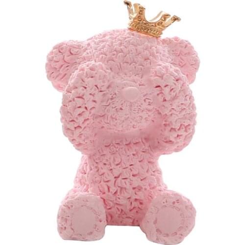 Cute Crown Bear Aromatherapy Clip Vehicle Air Outlet Freshen Perfume Decoration ароматизатор для авто для автомобиля