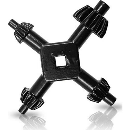 Wrench Set 4 In 1 Universal Four Head Drill Chuck Key Multi-function Hand Drill Wrench Mini Outdoor Portable Disassembly Gadget