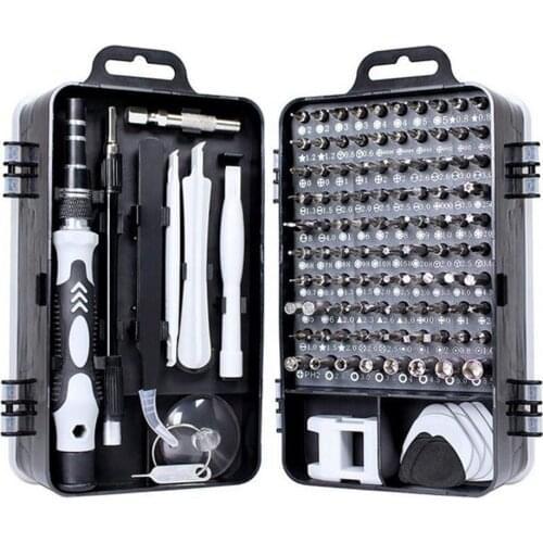 115 In 1 Screwdriver Set of Screw Driver Bit Set Multi-function Precision Mobile Phone Repair Device Hand Tools Kit Home Use