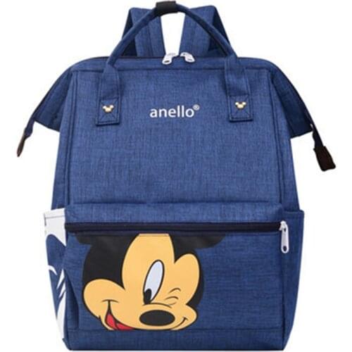 Mickey Minnie cartoon new cartoon backpack printing multi function large capacity backpack Mommy Backpack
