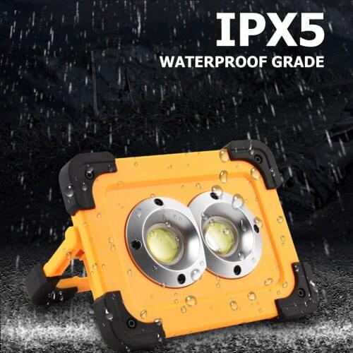 New Solar rechargeable camping 30W light emergency flashing LED camping light portable folding emergency solar flood light