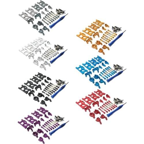 RC Upgrade Steering Swing Arm for WLtoys 144001 Racing Car 124018 Monster Truck Car Model Vehicles DIY Accessories Parts