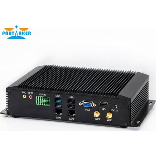 Industrial mini pc intel core i3 6006U i5 7200U i7 8550U i5 8250U with 6COM RS232 RS422 RS485 HDMI VGA GPIO LPT PS2 ports