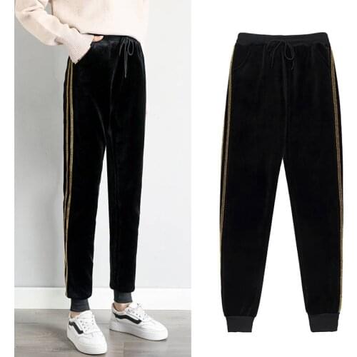 High Quality autumn new fashion design loose-fitting harlan slacks for spring 2020